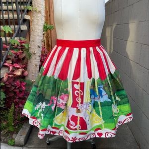 Unique Vintage Mary Poppins Carousel Horses Swing Skirt 3X 4X Pinup Retro Disney